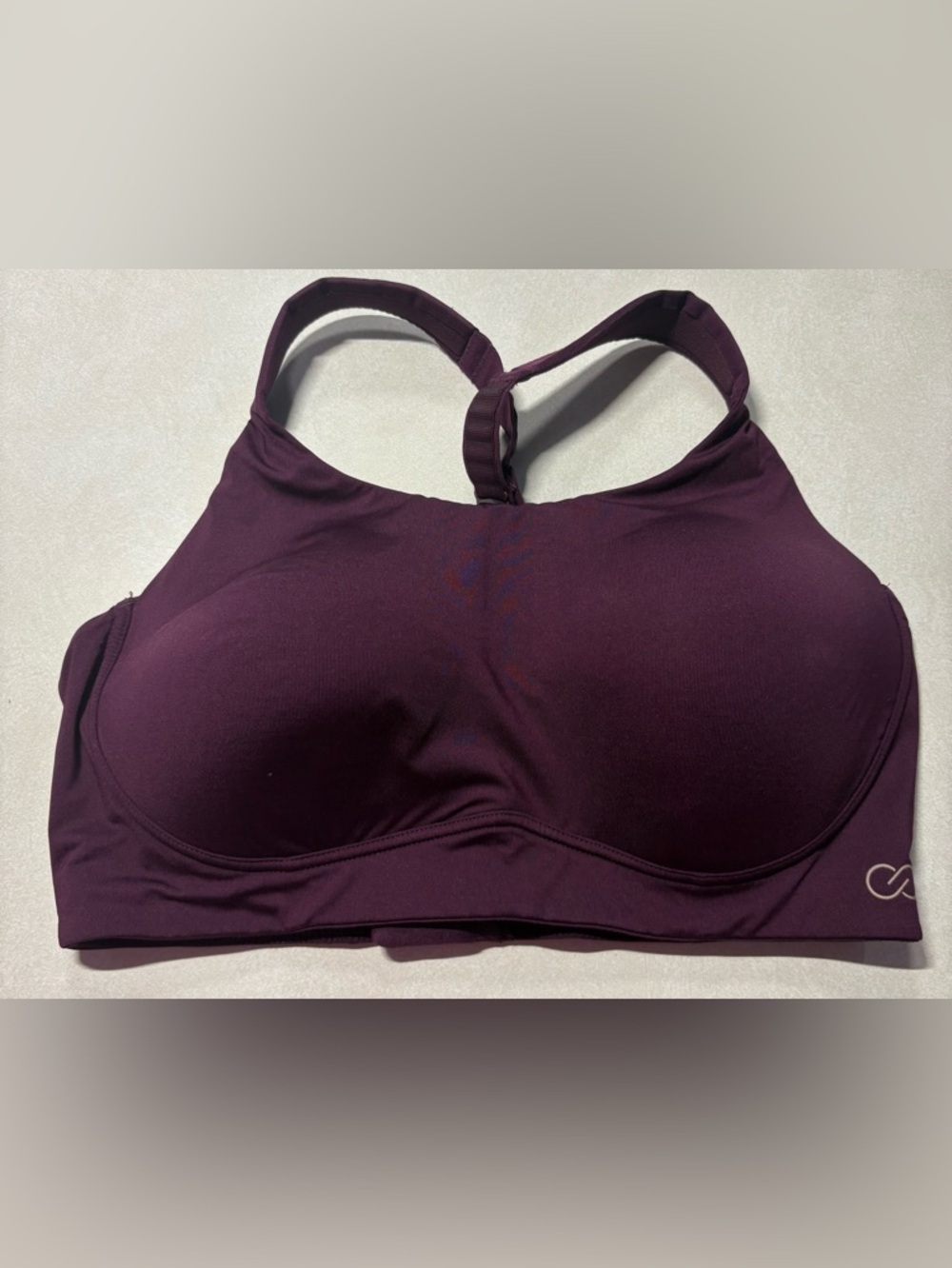 CALIA by Carrie Underwood Deep Plum Racerback Support Bra